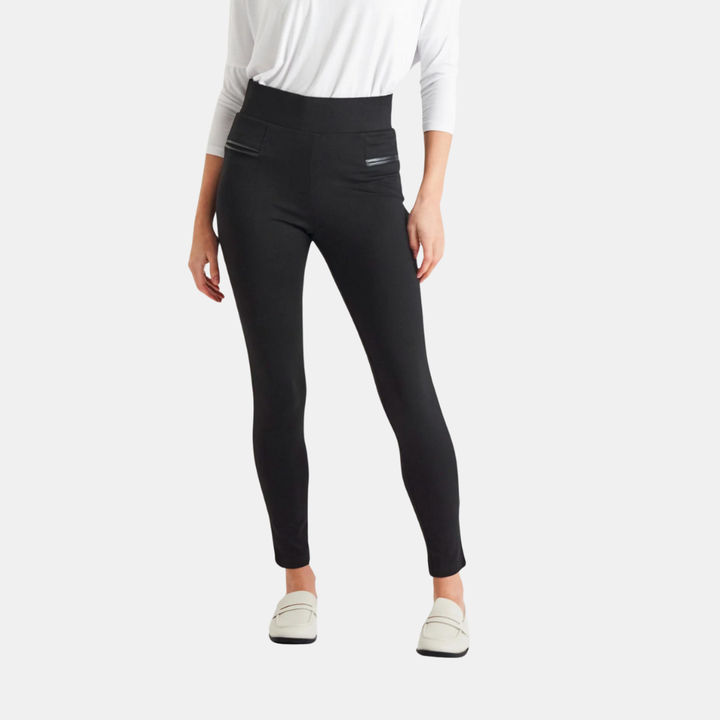 Betty Basics | Gwen Ponte Legging - Black | Shut the Front Door