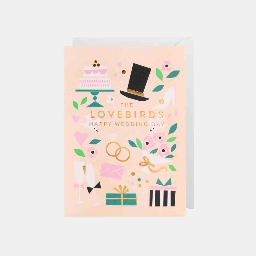 Lagom | Card Happy Wedding Day Lovebirds | Shut the Front Door