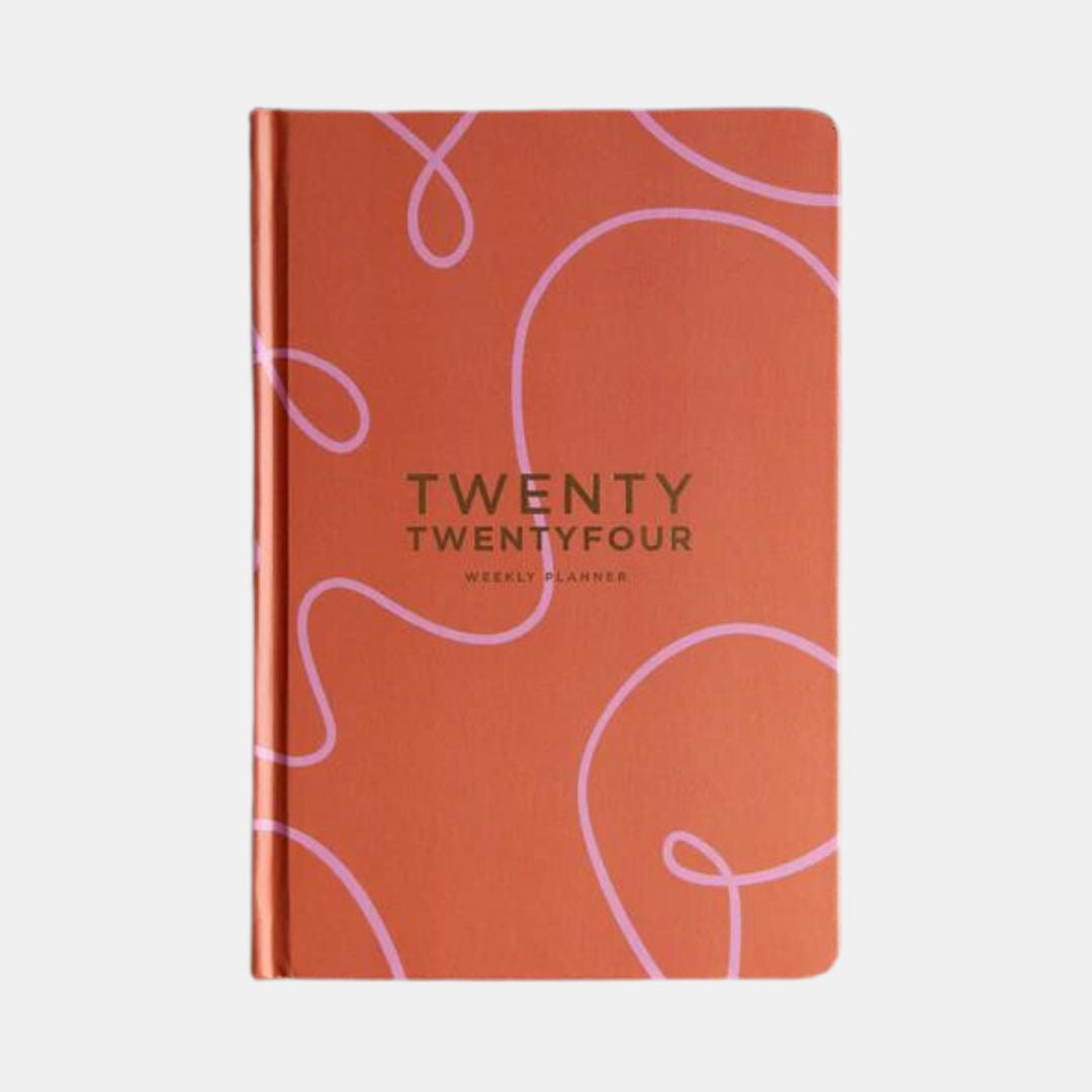 Frank | 2024 Weekly Planner Scribble - Orange | Shut the Front Door