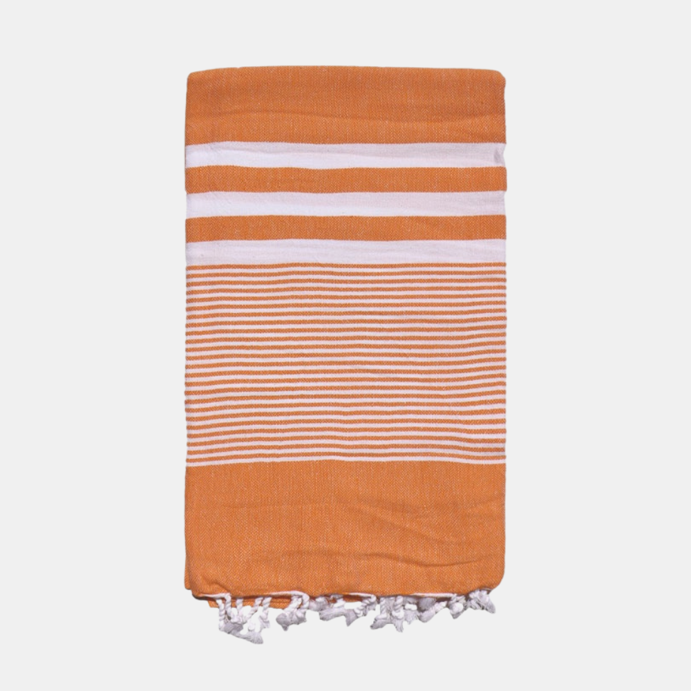 Shut the Front Door | Ege Turkish Towel - Orange | Shut the Front Door