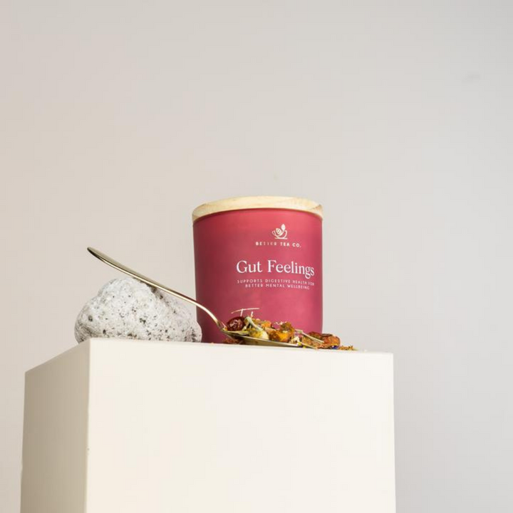Better Tea Co | Gut Feelings Glass Jar 100g | Shut the Front Door