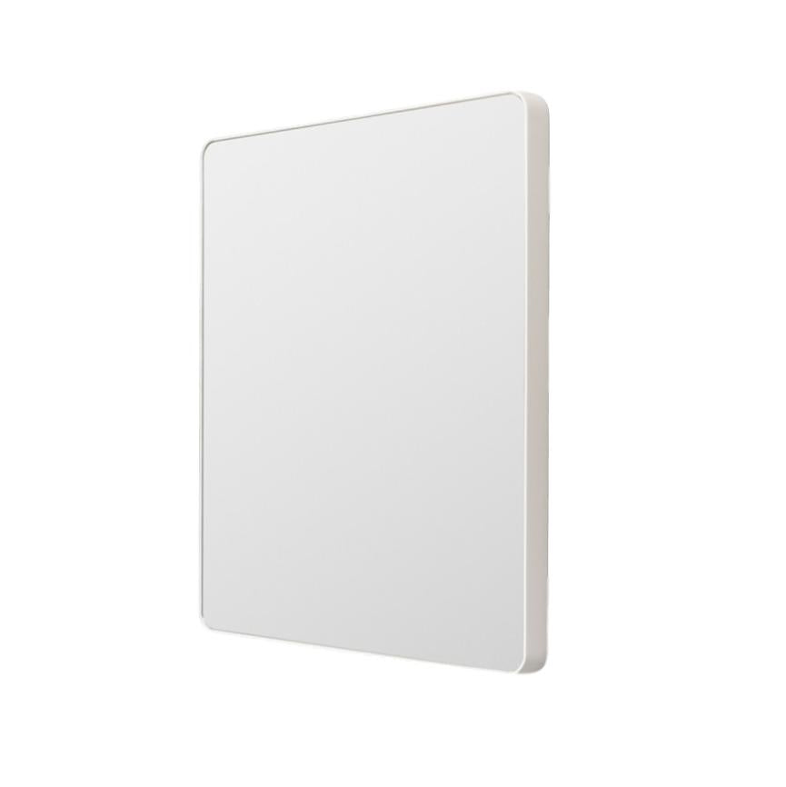 Middle of Nowhere | Flynn Curve Rectangle Mirror - White | Shut the Front Door