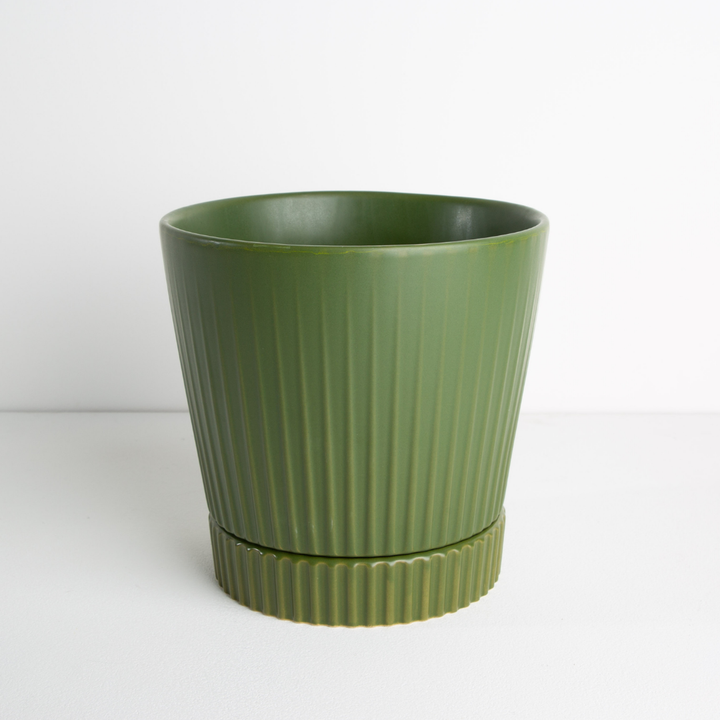 Garcia | Indie Planter Large - Olive | Shut the Front Door