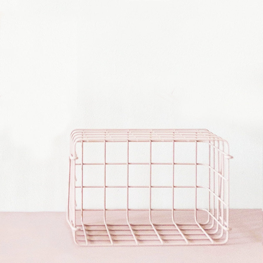 Mustard | Basket Small - Blush | Shut the Front Door