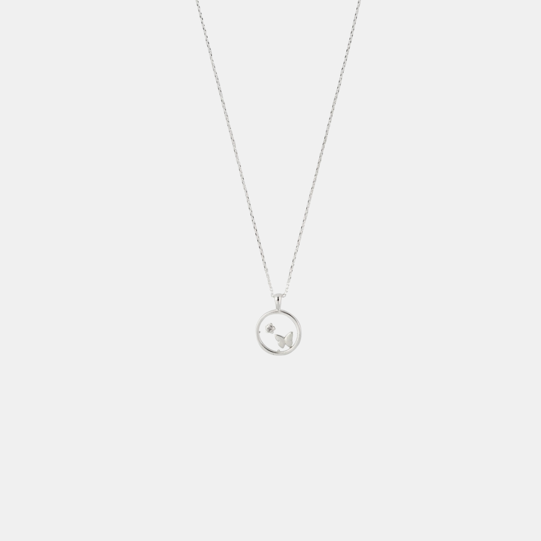 Tiger Tree | Moon & Star Insert Necklace Silver | Shut the Front Door