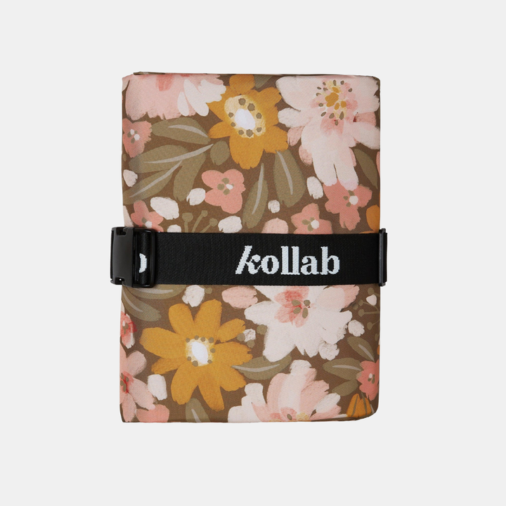 Kollab | Picnic Mat - Khaki Floral | Shut the Front Door