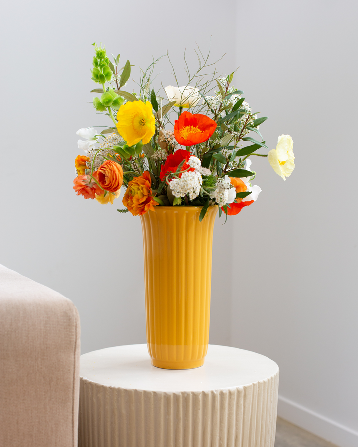 Garcia | Eden Vase - Mustard | Shut the Front Door