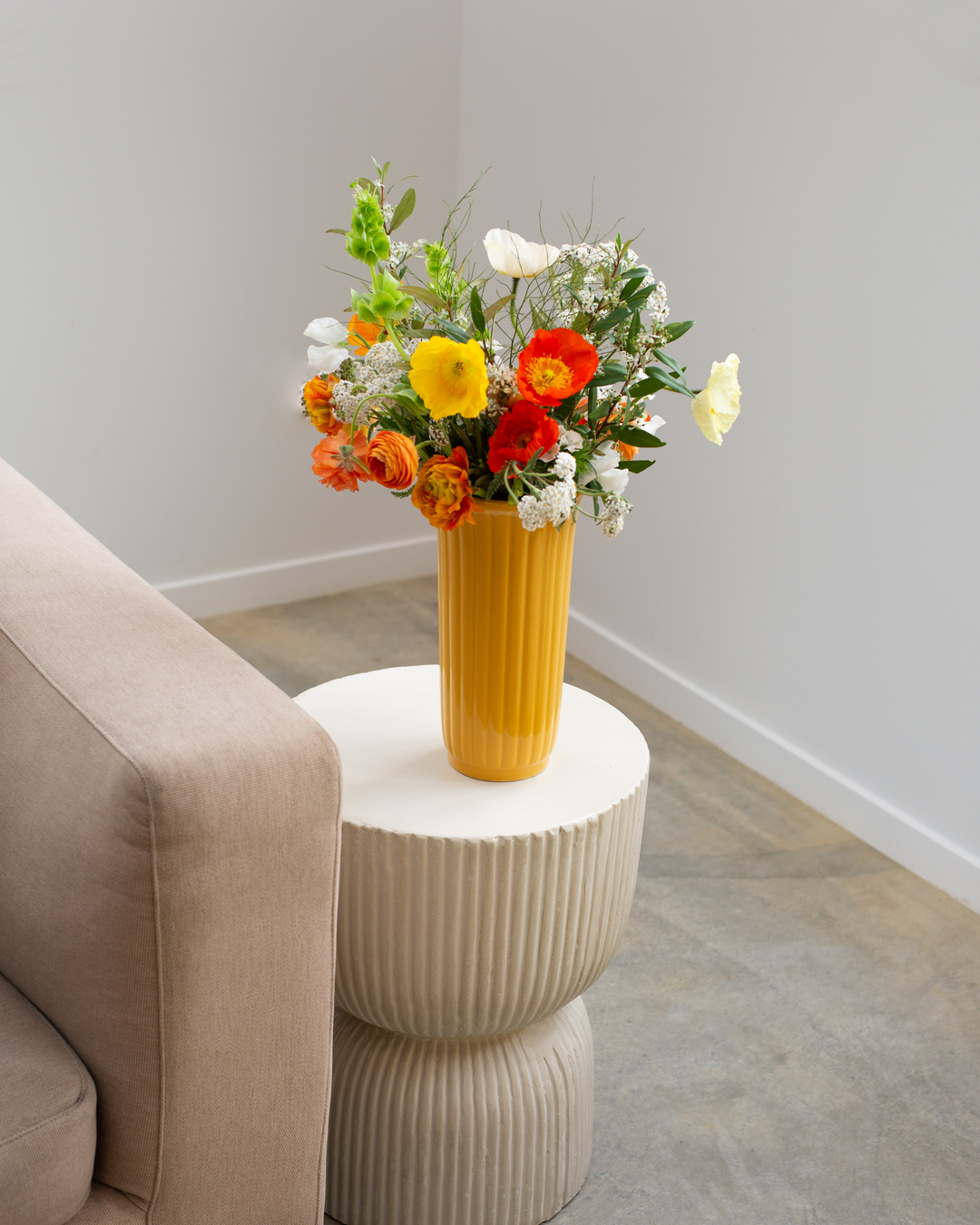 Garcia | Eden Vase - Mustard | Shut the Front Door