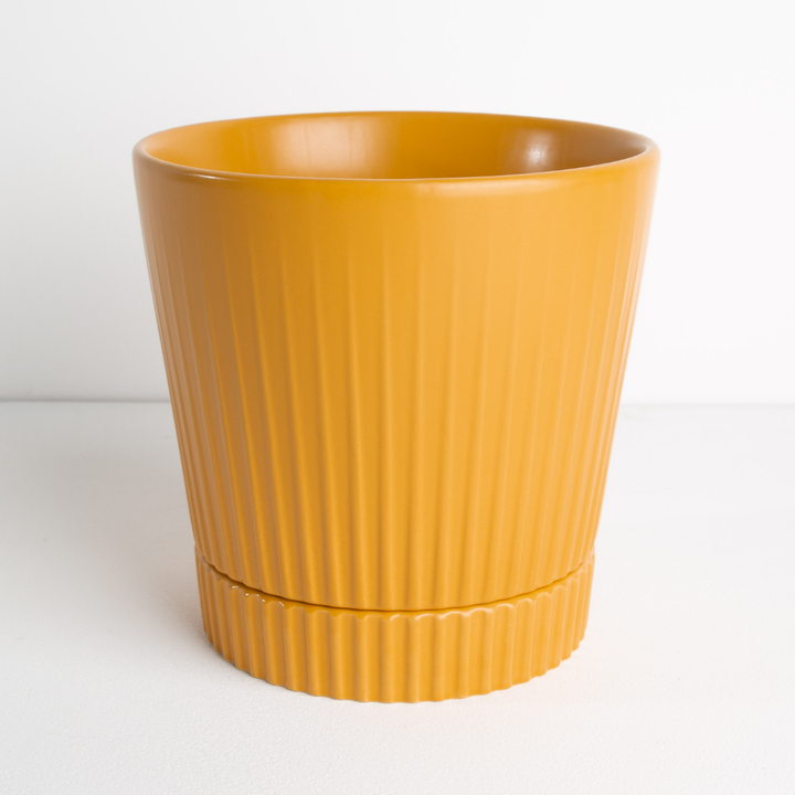 Garcia | Indie Planter Extra Large - Mustard | Shut the Front Door