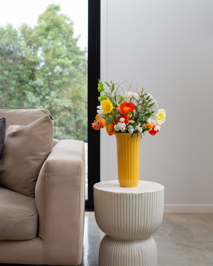 Garcia | Eden Vase - Mustard | Shut the Front Door