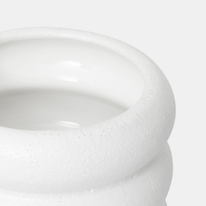 Middle of Nowhere | Alder Planter Small - Snow | Shut the Front Door