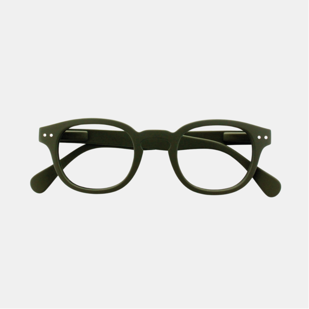 Izipizi | Reading Glasses Collection C Khaki Green +1.5 | Shut the Front Door