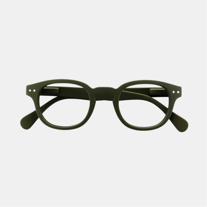 Izipizi | Reading Glasses Collection C Khaki Green +1.5 | Shut the Front Door