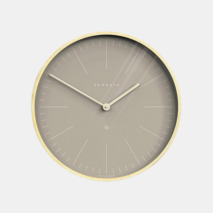 Newgate | Mr Clarke Wall Clock 53cm Clay Grey | Shut the Front Door