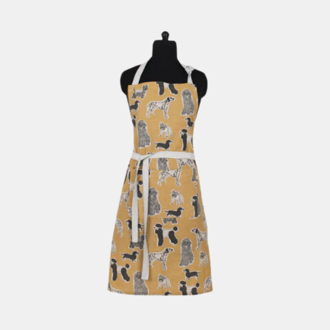 Raine & Humble | Woof Apron - Yellow Sunset | Shut the Front Door