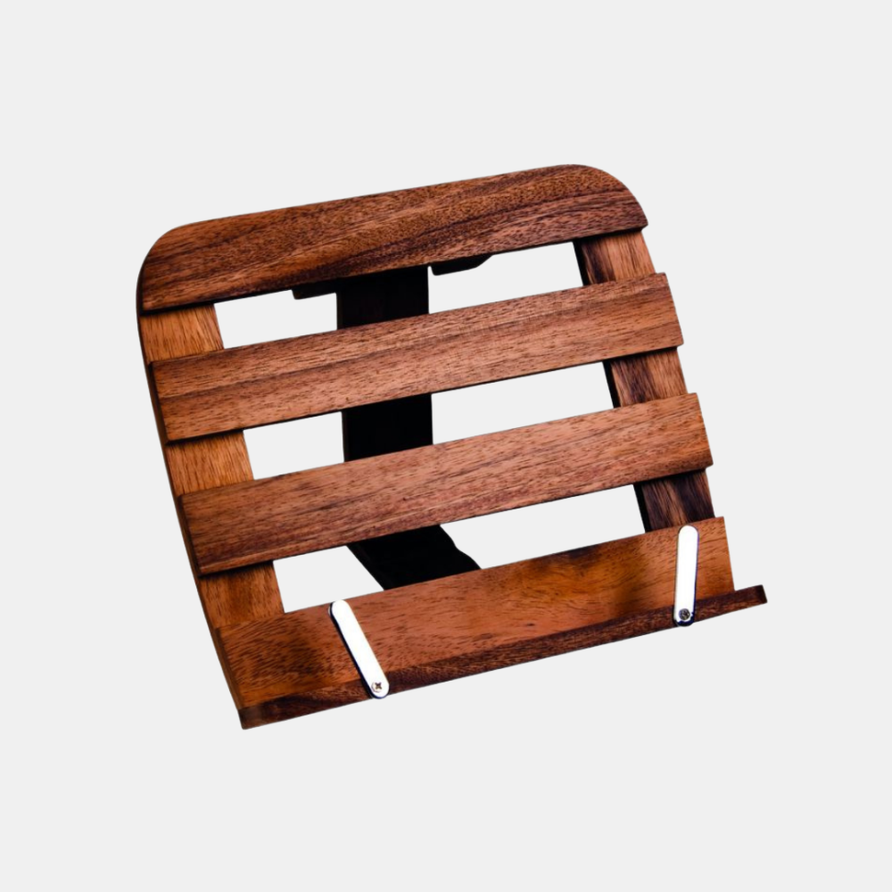Davis & Waddell | Acacia Wood Recipe Book Holder | Shut the Front Door