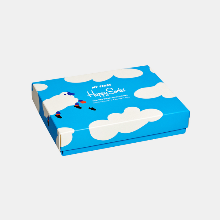 Happy Socks | Socks - Gift Set Over the Clouds 3pk 0-6m | Shut the Front Door