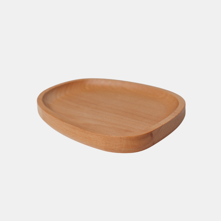 Shut the Front Door | Wooden Plate 16x13cm - Beech | Shut the Front Door