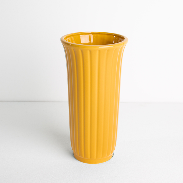 Garcia | Eden Vase - Mustard | Shut the Front Door