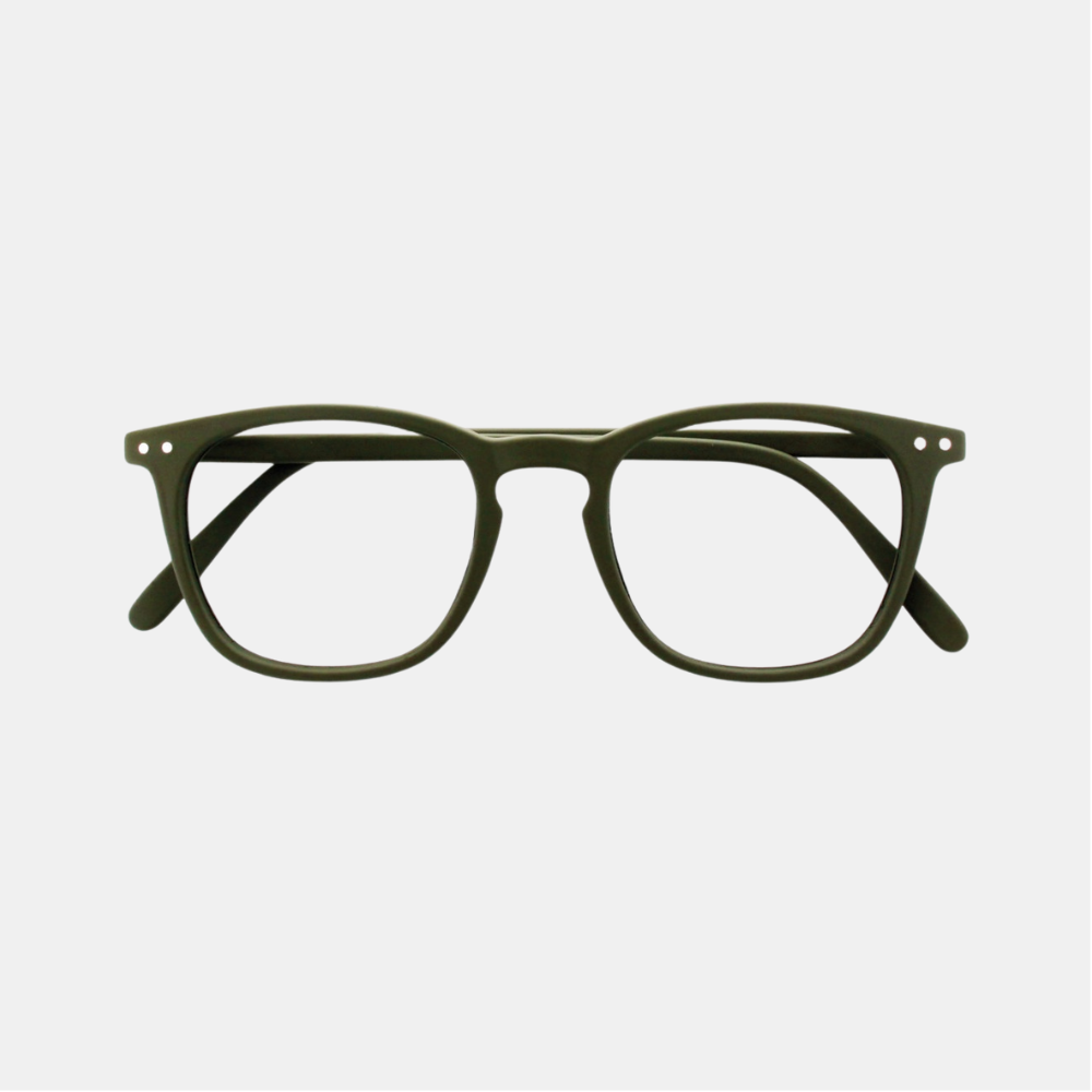 Izipizi | Reading Glasses Collection E Khaki Green +2.5 | Shut the Front Door