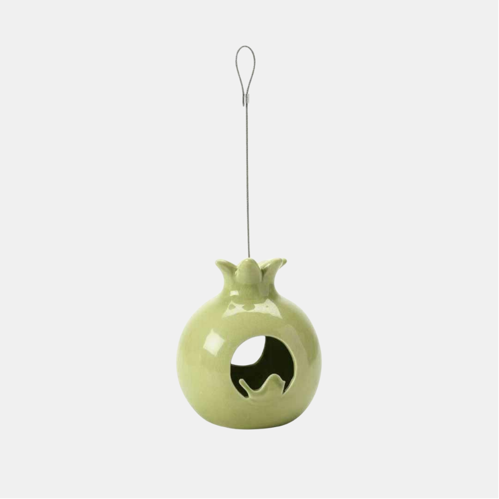 Burgon & Ball | Sophie Conran Ceramic Bird Feeder - Pomegranate | Shut the Front Door