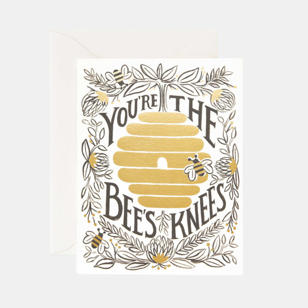 Rifle Paper Co | Card You're the Bees Knees | Shut the Front Door