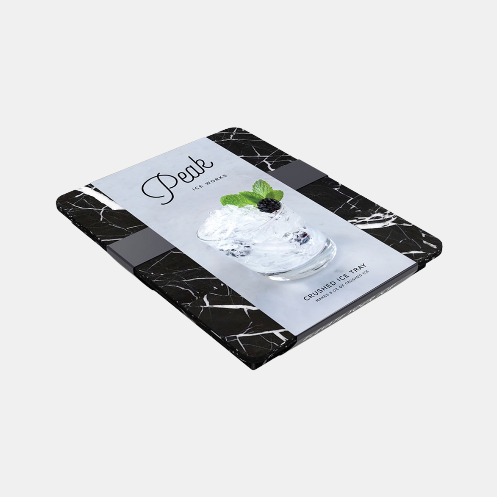 Peak | Crushed Ice Tray - Marble Black | Shut the Front Door