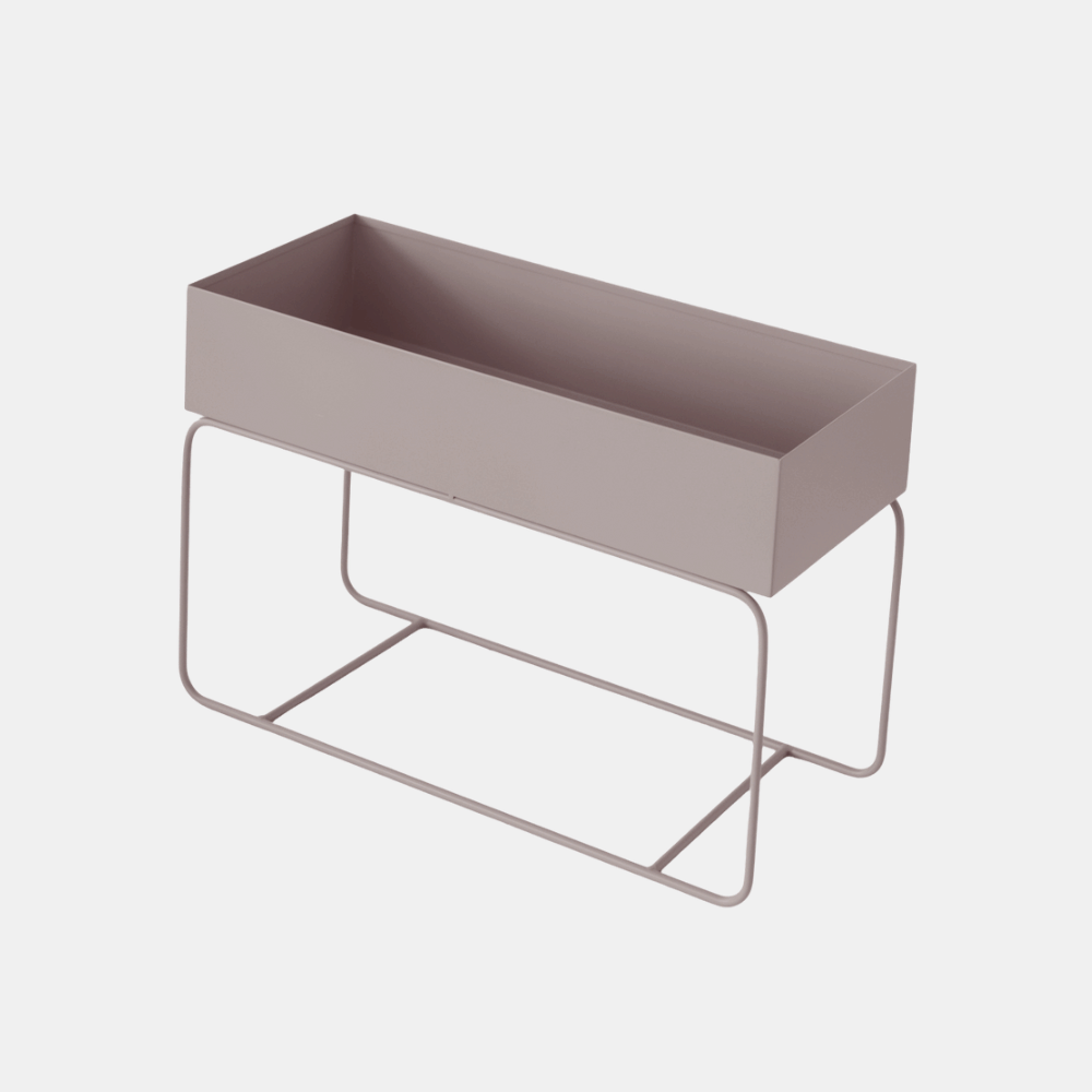 Garcia | Metal Planter Short - Latte | Shut the Front Door