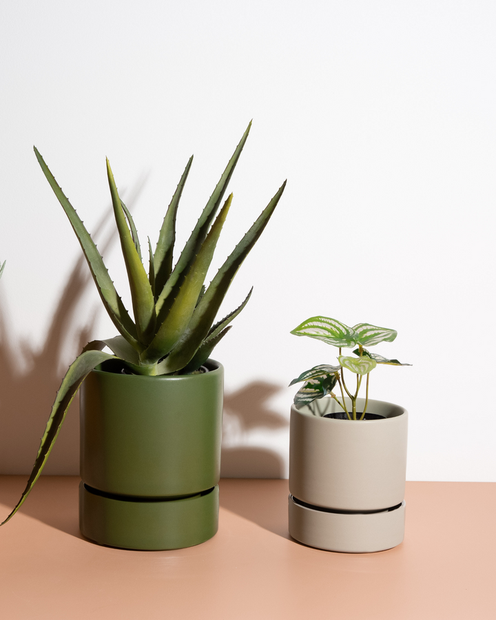 Garcia | Billie Planter Large - Olive | Shut the Front Door