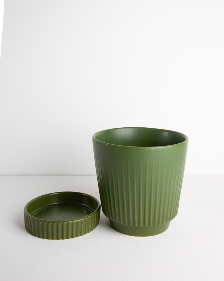 Garcia | Indie Planter Large - Olive | Shut the Front Door