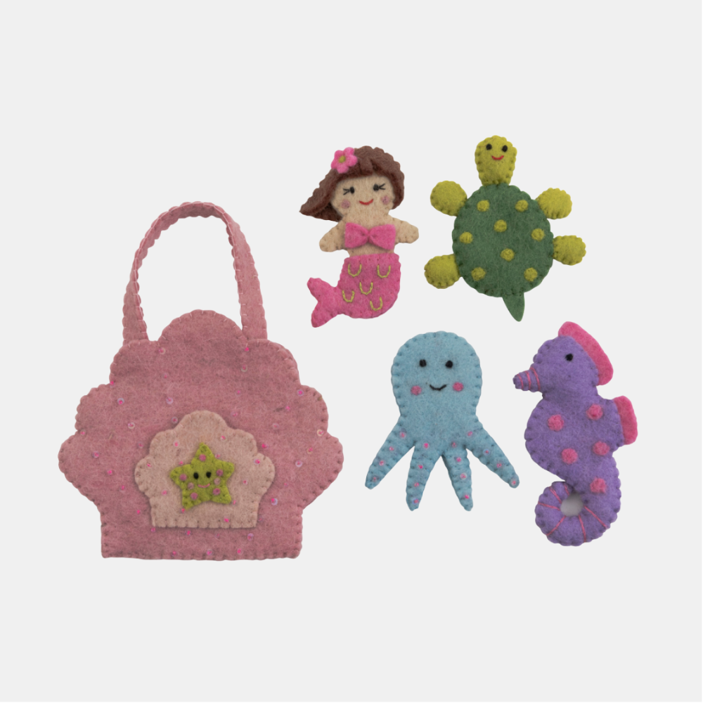 Pashom | Finger Puppet Bag - Mermaid | Shut the Front Door