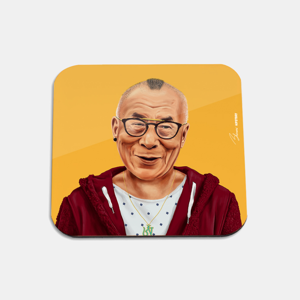 Hipstory | Hipstory Coaster - Dalai Lama | Shut the Front Door
