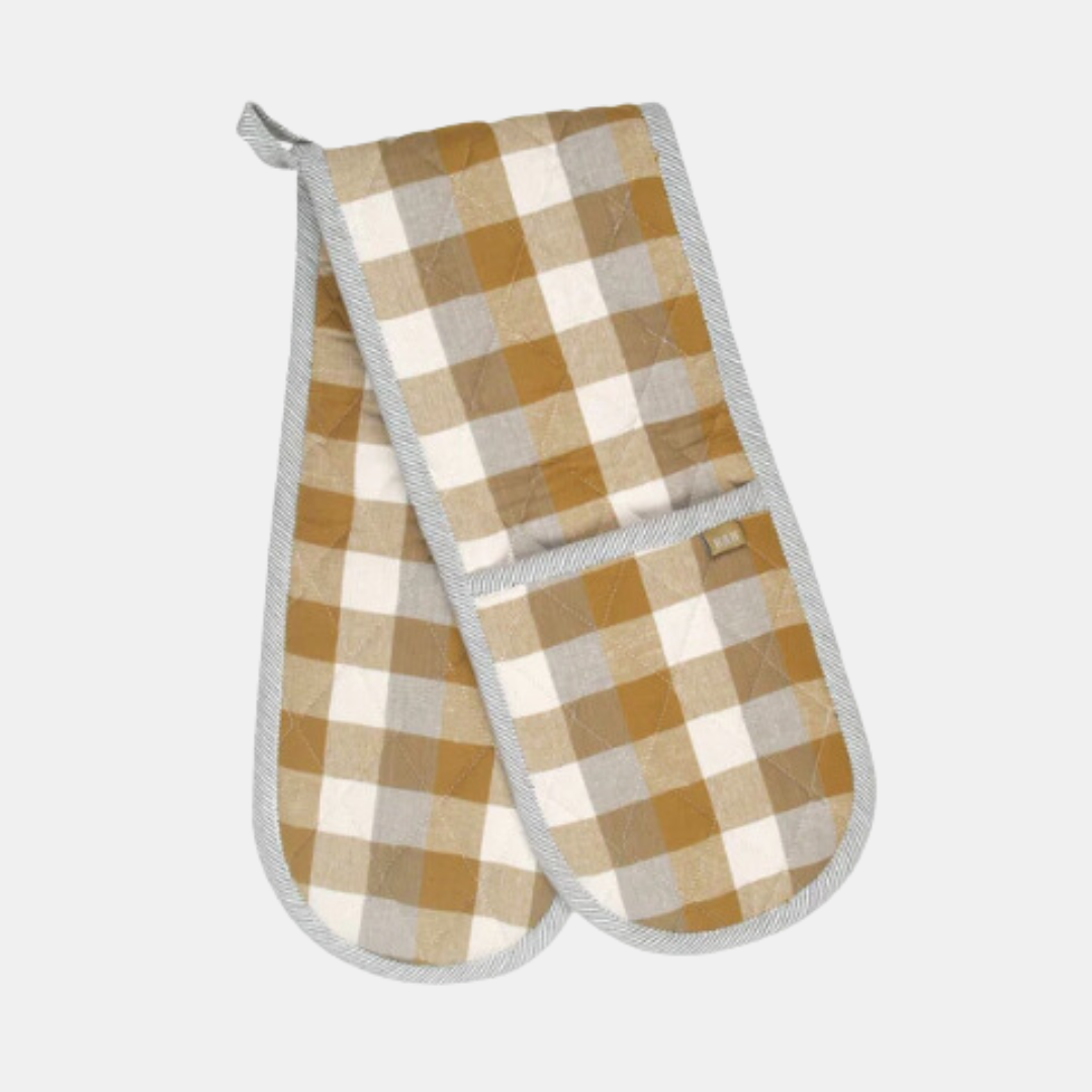 Raine & Humble | Double Check Double Oven Glove - Yellow Sunset | Shut the Front Door