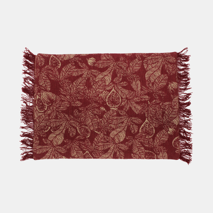 Raine & Humble | Fig Tree Placemat S/4 - Ruby | Shut the Front Door