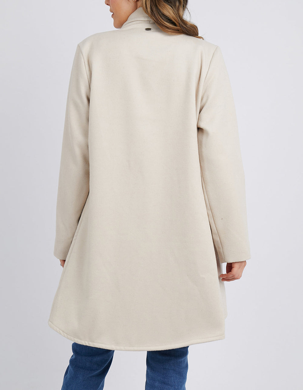 Elm Knitwear | Abigail Coat - Oatmeal | Shut the Front Door