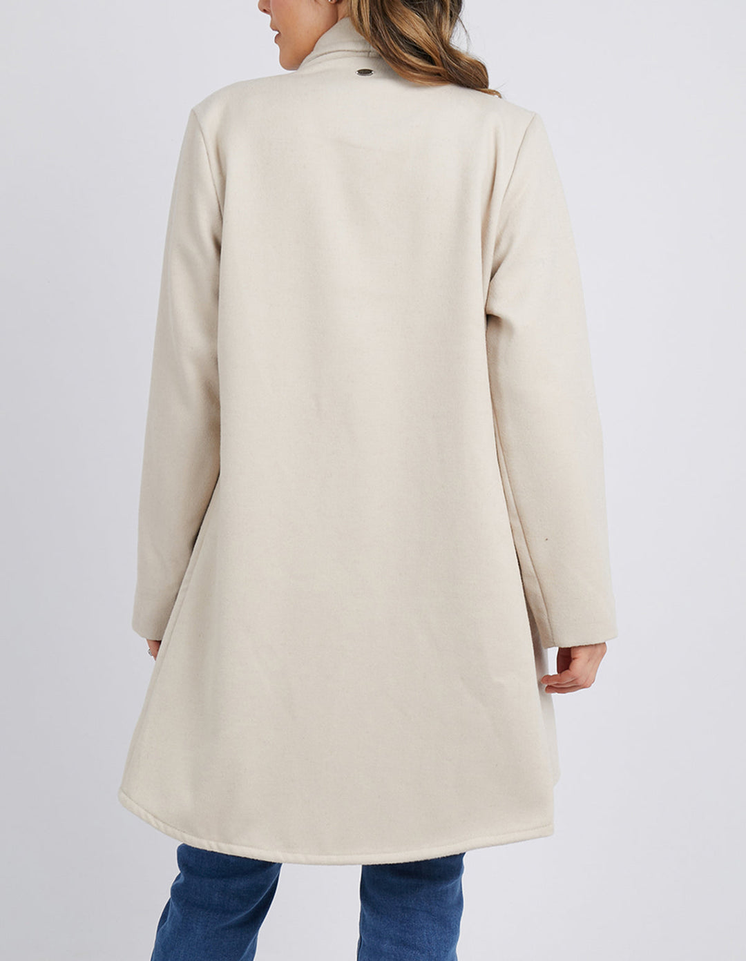 Elm Knitwear | Abigail Coat - Oatmeal | Shut the Front Door