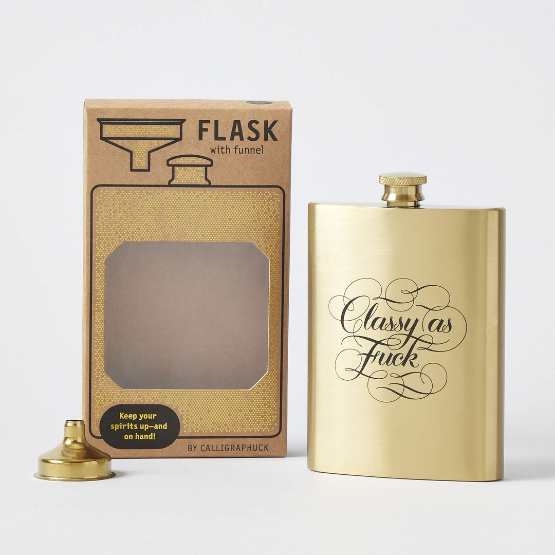 Chronicle Books | Classy as Fuck Flask | Shut the Front Door