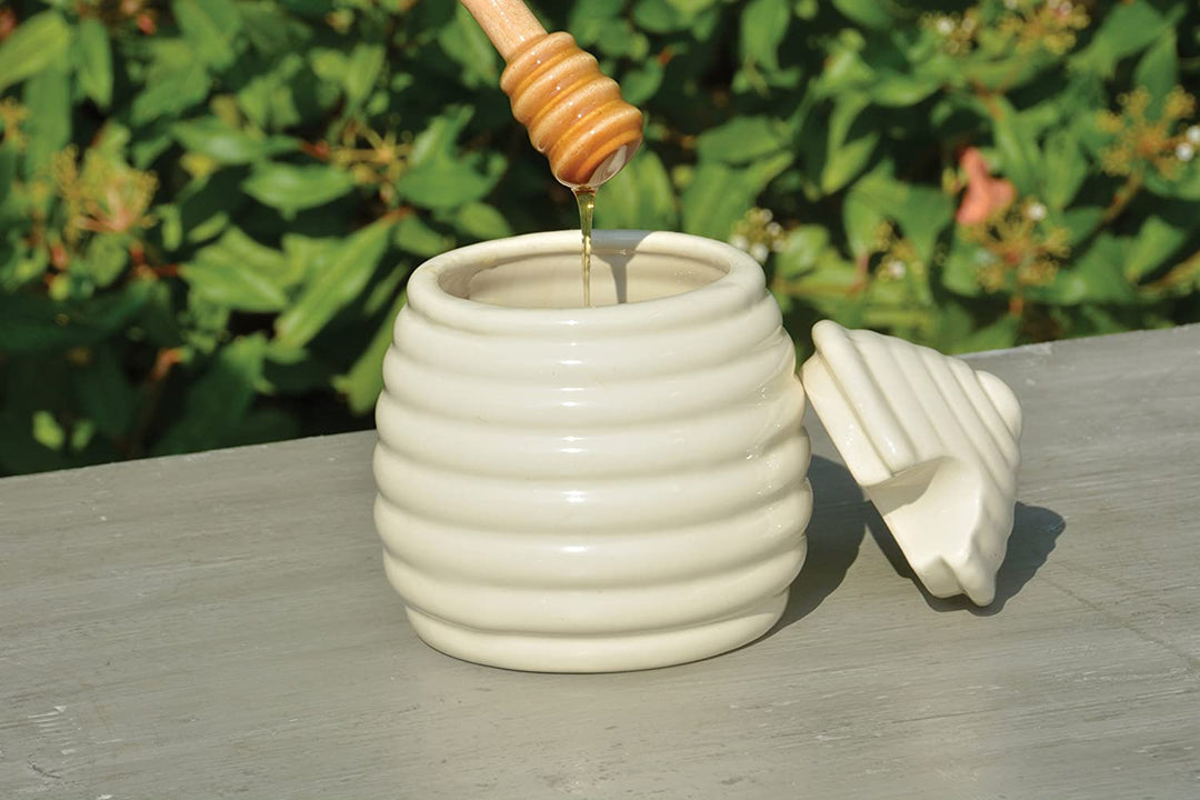 Esschert Design | Ceramic Honey Pot with Dipper | Shut the Front Door