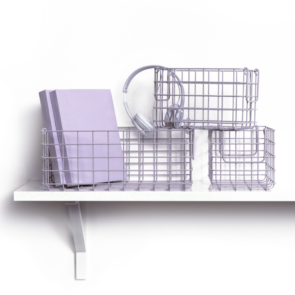 Mustard | Basket Large - Lilac | Shut the Front Door