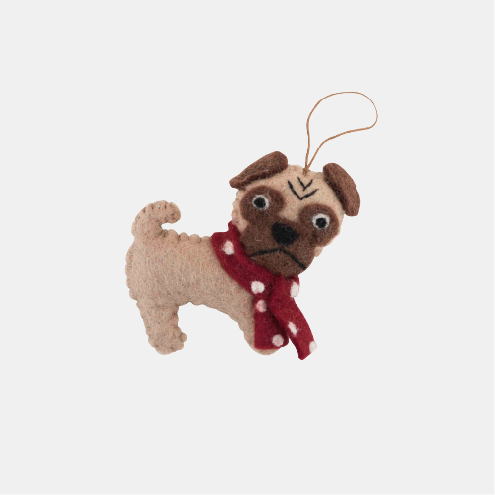 Pashom | Hanging Pug Decoration | Shut the Front Door