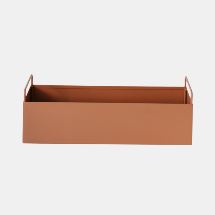 Garcia | Metal Planter Box - Terracotta | Shut the Front Door