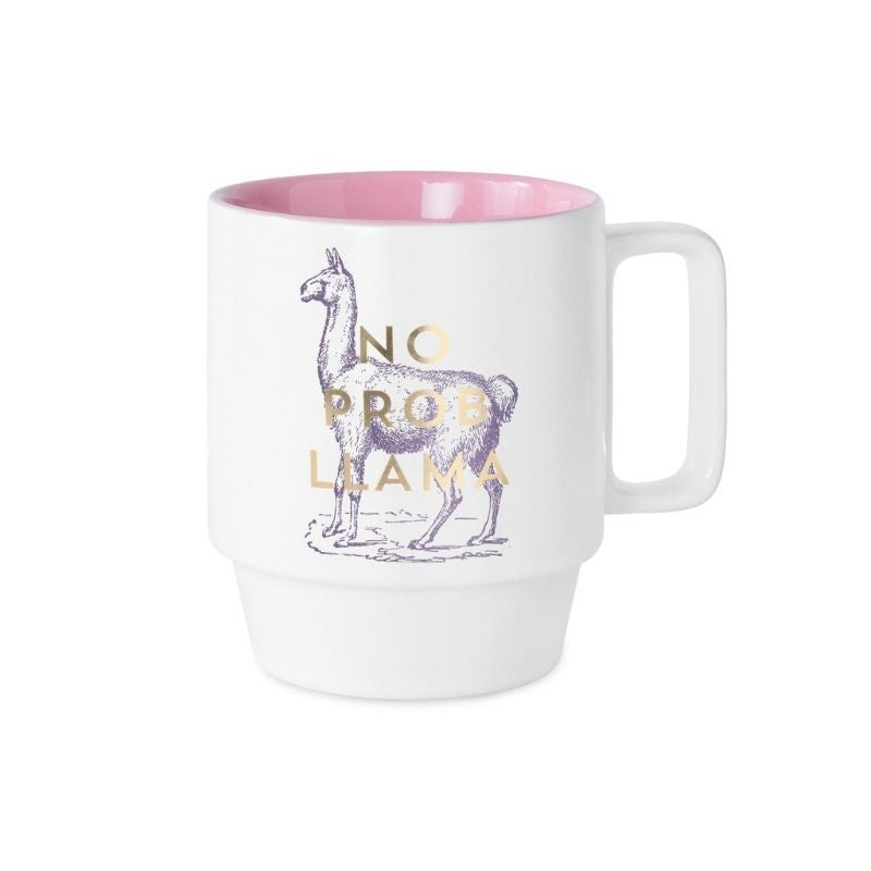 Designworks | Vintage Sass Mug - No Prob Llama | Shut the Front Door