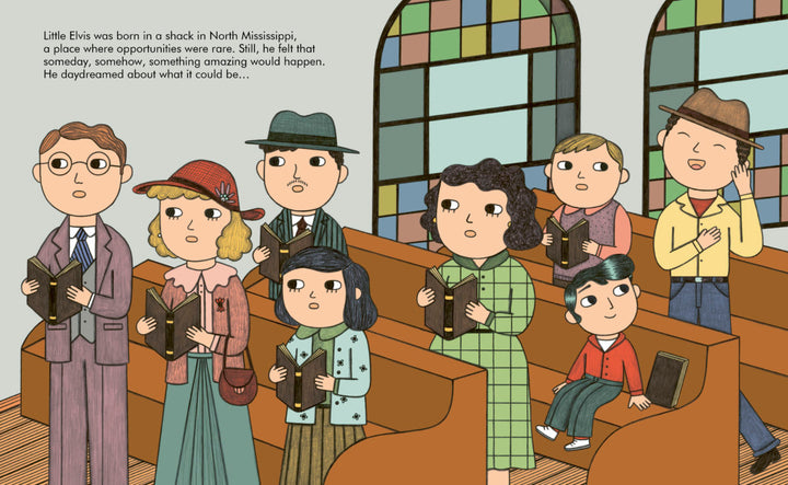 A&U Little People | Elvis Presley (Little People Big Dreams) Book | Shut the Front Door