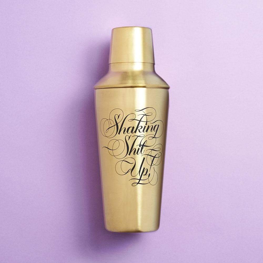Chronicle Gift | Shaking Shit Up Cocktail Shaker | Shut the Front Door