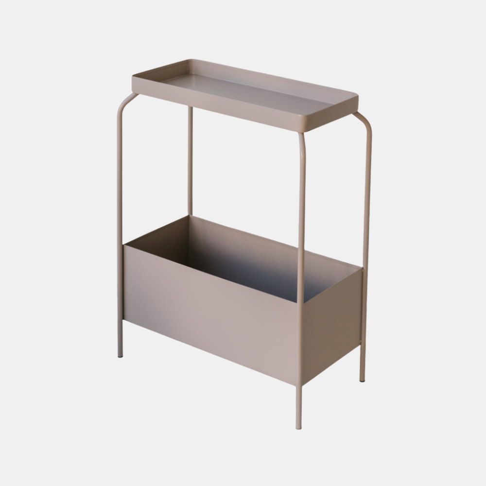 Garcia | Metal Planter Stand - Latte | Shut the Front Door