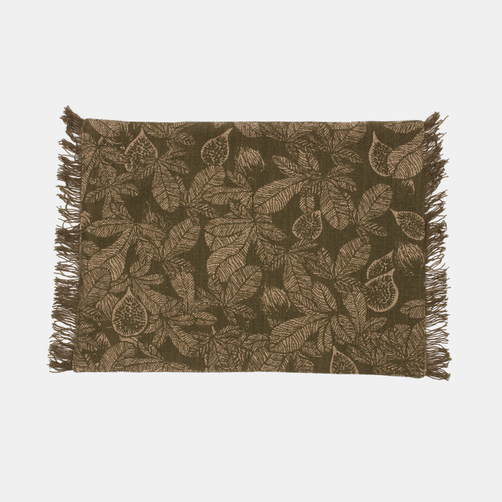 Raine & Humble | Fig Tree Placemat S/4 - Burnt Olive | Shut the Front Door