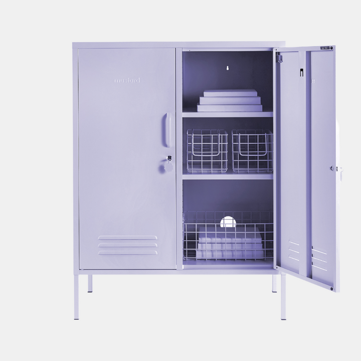 Mustard | Midi Locker - Lilac | Shut the Front Door