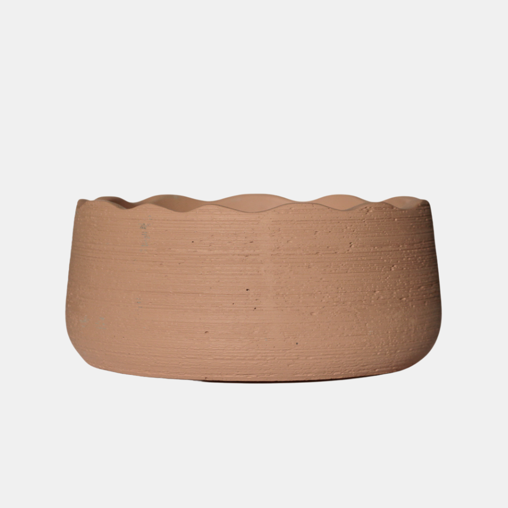 Garcia | Roman Planter Wide/Low - Light Terracotta | Shut the Front Door