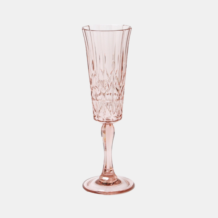 INDIGO LOVE | Pavilion Acrylic Champagne Flute - Pink | Shut the Front Door