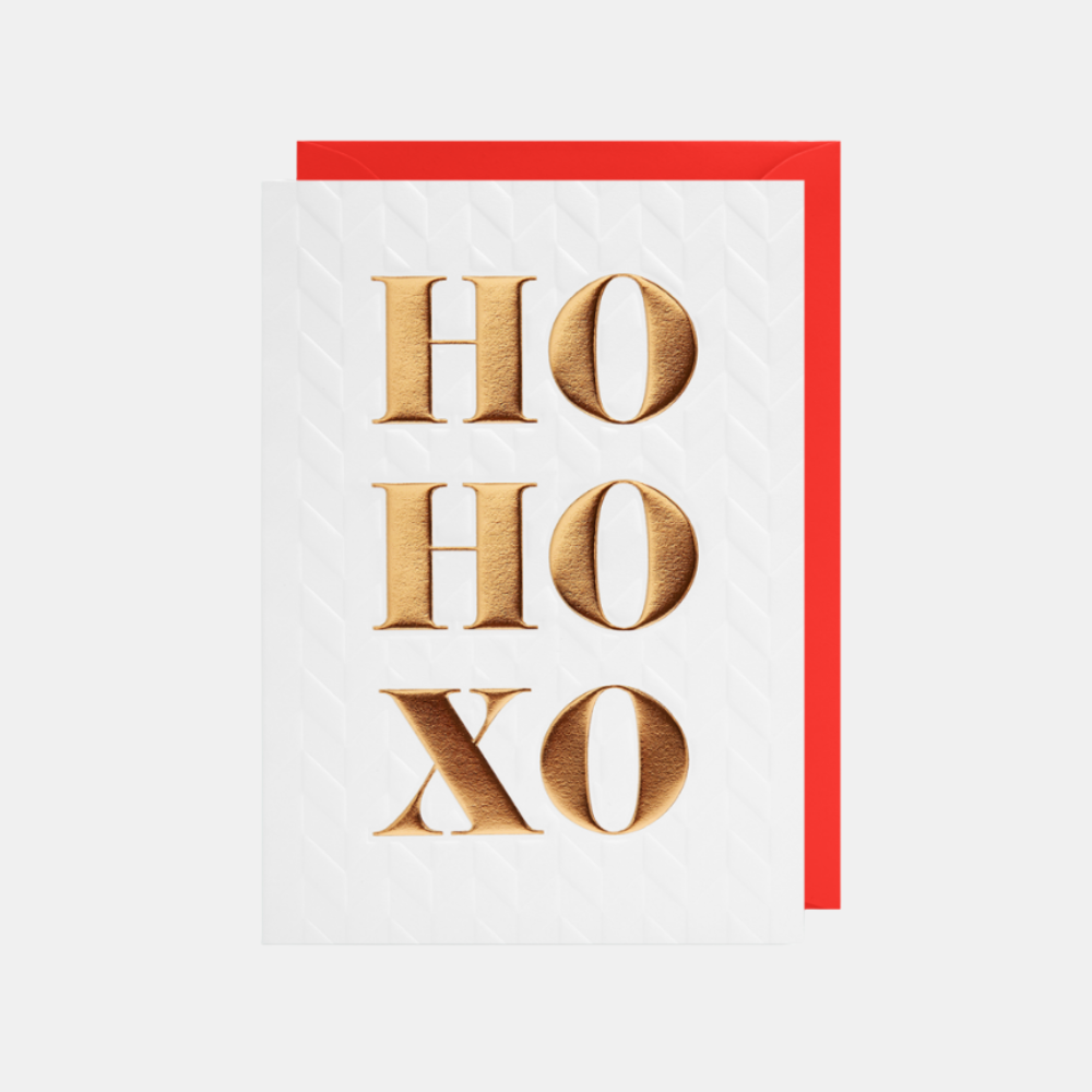 Lagom | Christmas Card Ho Ho Xo | Shut the Front Door